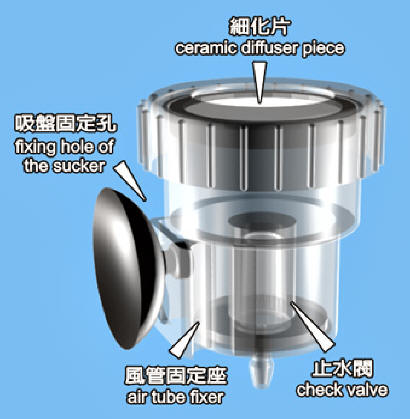 Simple Type Co2 Atomizer Aquarium