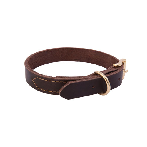 China manufacturing pet supplies Leather dog collars